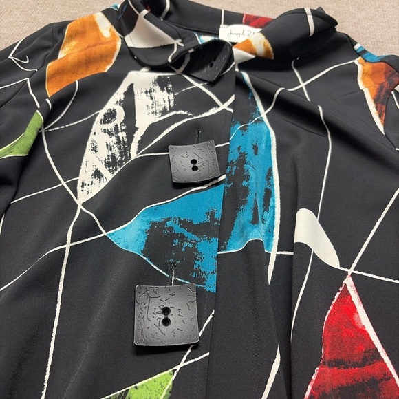 Colorful Abstract Pattern Jacket 1728 - Picture 2 of 5